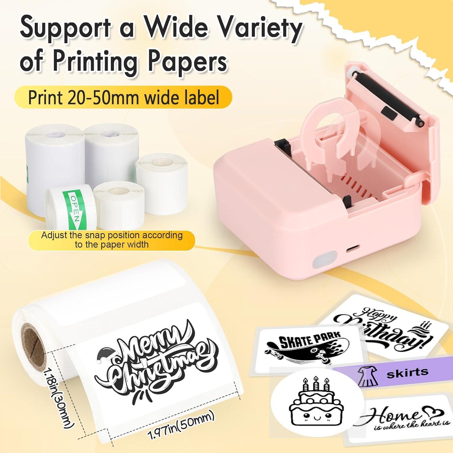 Impresora de Etiquetas Térmicas HuiJuKeJi S2 Bluetooth 50x30mm