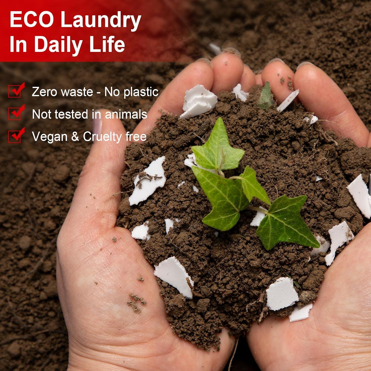 Hojas de detergente ecológico Binbata 128 cargas aroma a bayas