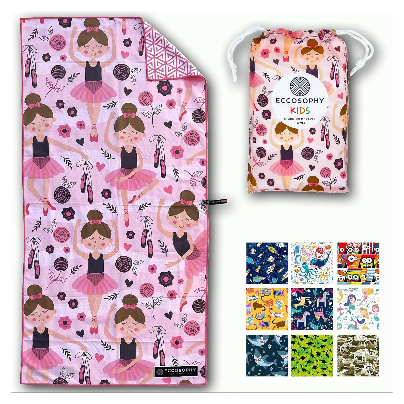 Toalla de Playa Microfibra ECCOSOPHY 152.4x76.2cm Secado Rápido