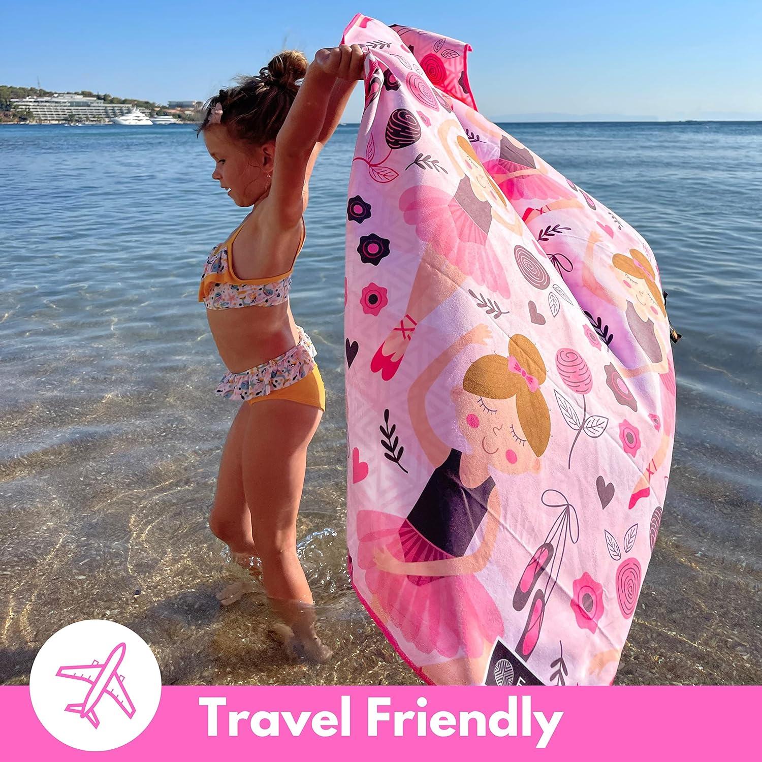 Toalla de Playa Microfibra ECCOSOPHY 152.4x76.2cm Secado Rápido