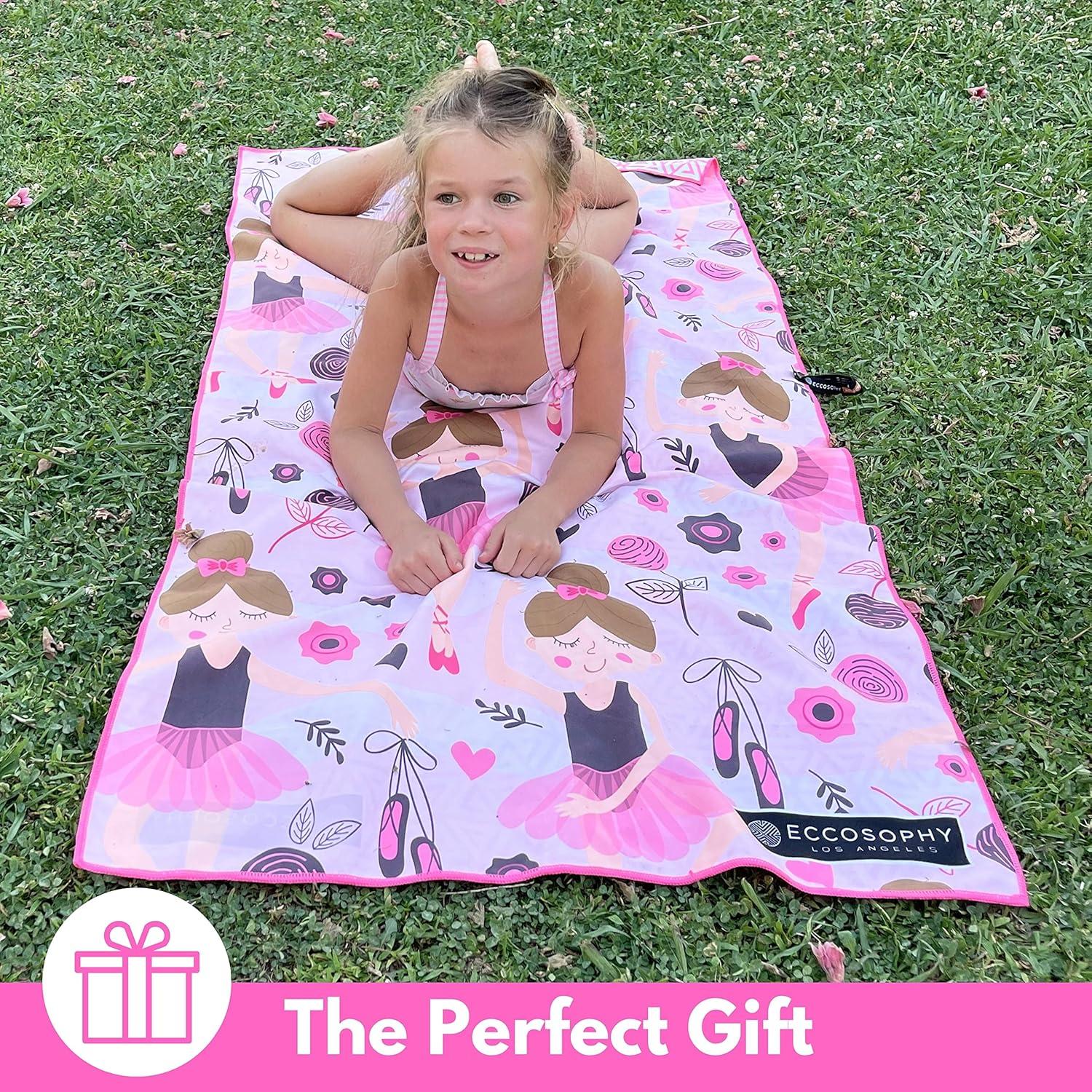 Toalla de Playa Microfibra ECCOSOPHY 152.4x76.2cm Secado Rápido