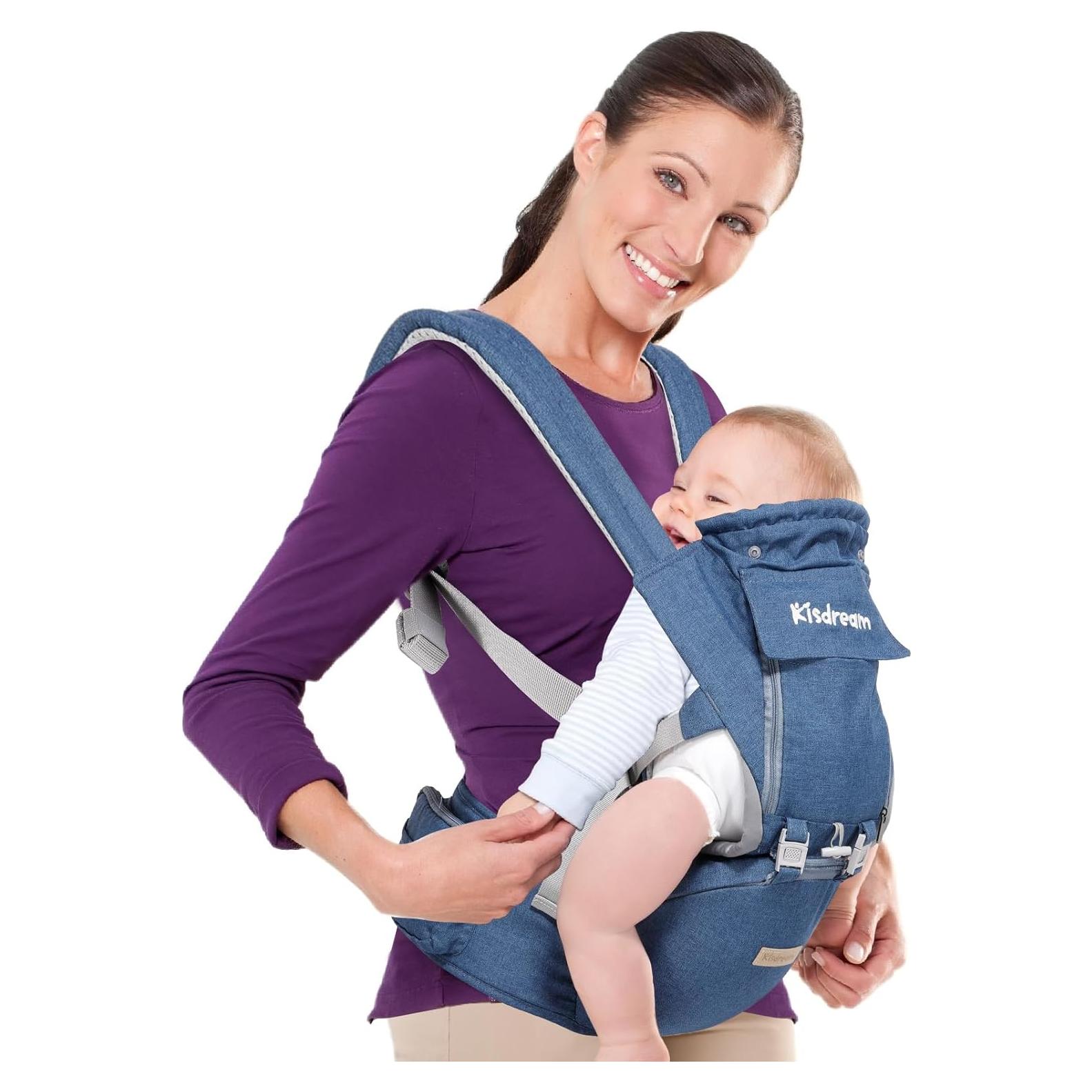 Portabebés Ergonómico Kisdream 9 en 1 para Bebés 3-36 Meses