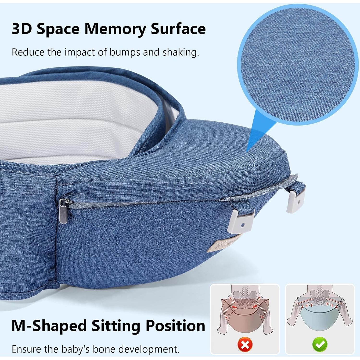 Portabebés Ergonómico Kisdream 9 en 1 para Bebés 3-36 Meses