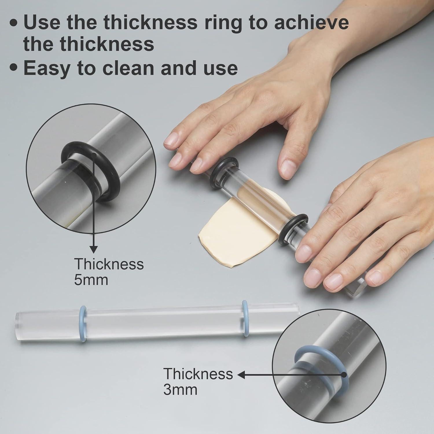 Kit de Herramientas para Arcilla de Polímero DIYOOHOMY 14 Pcs