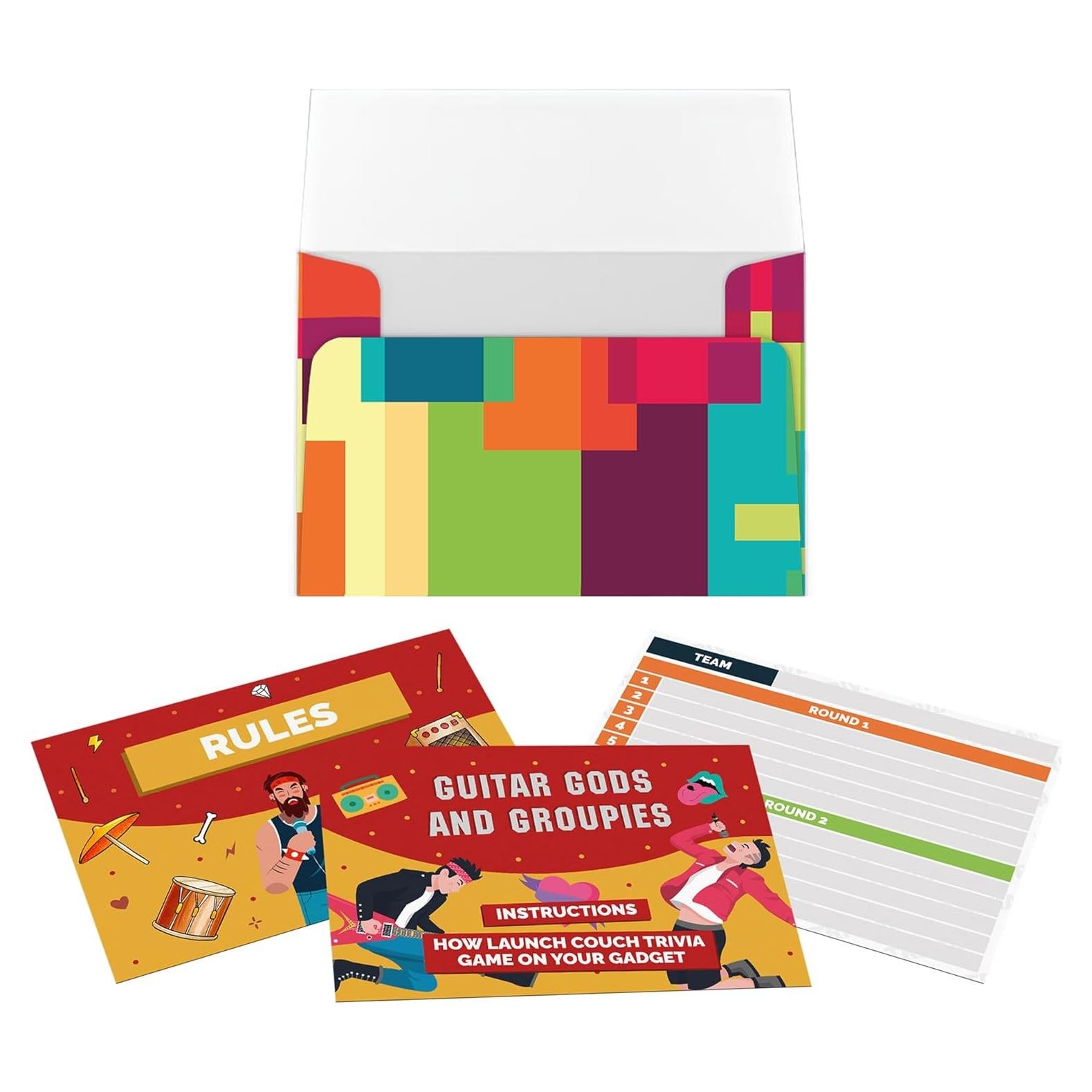 Juego de Trivia Dioses de la Guitarra y Groupies - Nontrivial