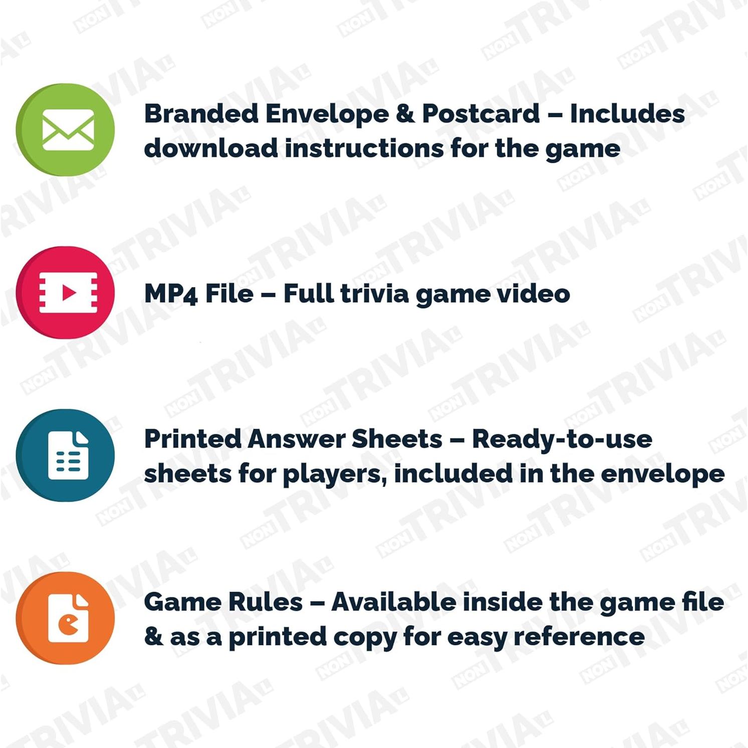 Juego de Trivia Dioses de la Guitarra y Groupies - Nontrivial