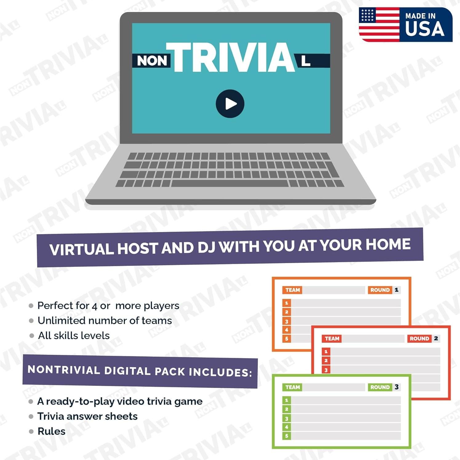 Juego de Trivia Trivially Twisted para Adultos - Nontrivial