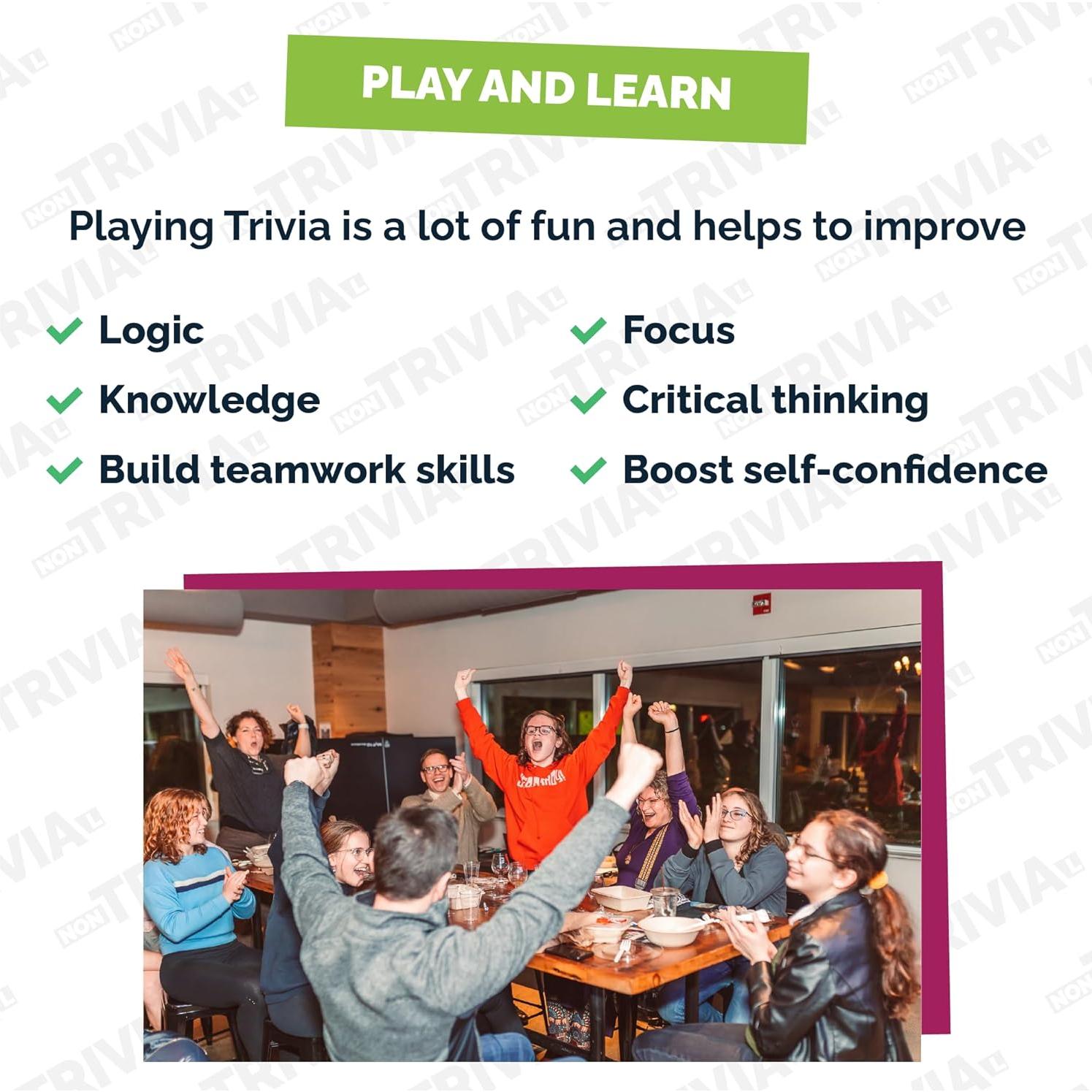 Juego de Trivia Trivially Twisted para Adultos - Nontrivial