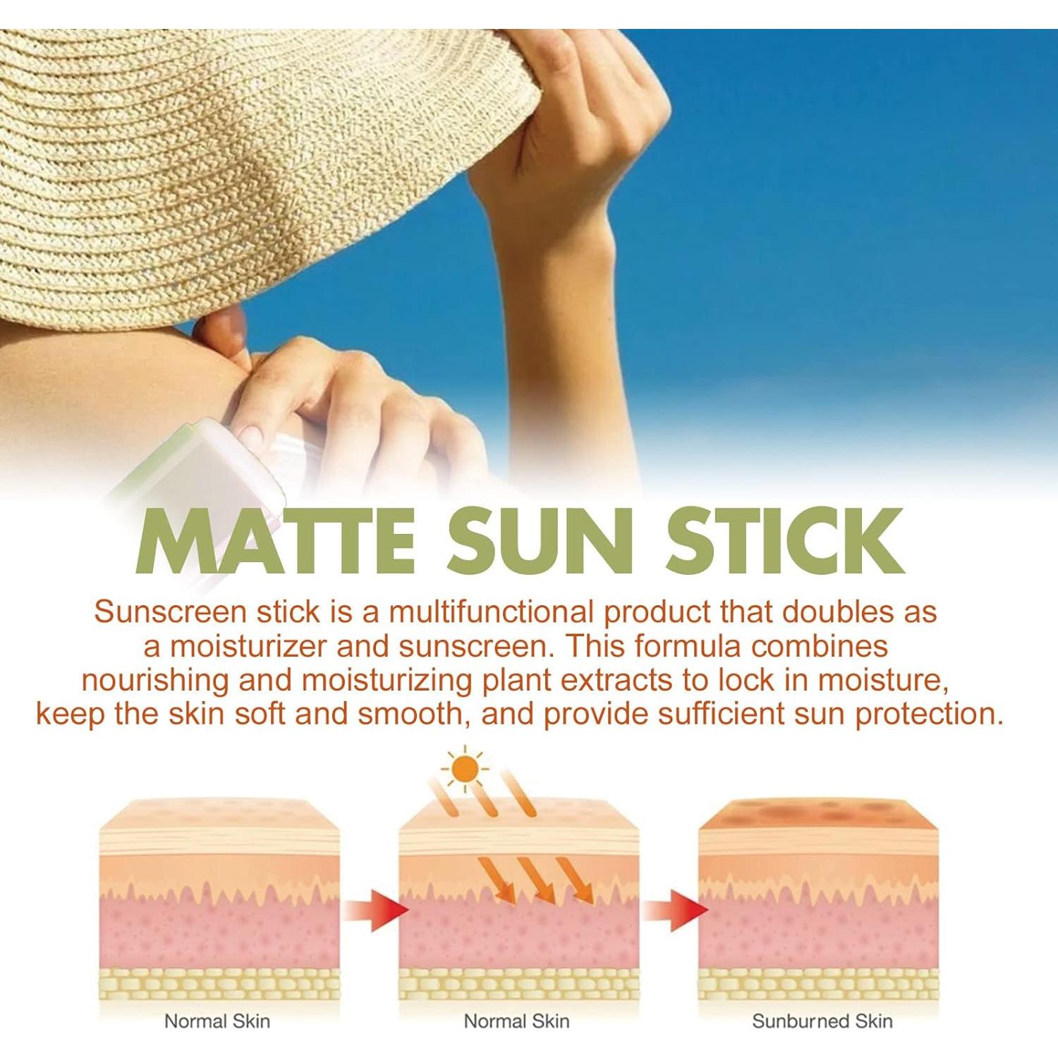 Protector Solar en Barra Gaayou SPF 50+ Mate 18g - Hidratante Facial