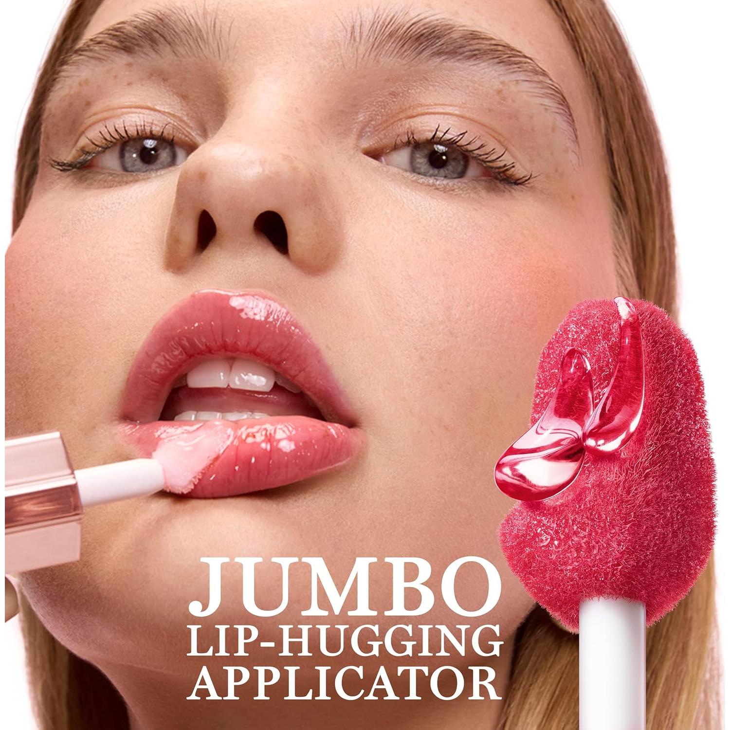 Lancôme Lip Idôle JuicyTreat Aceite-en-Brillo 24HR Rosa Suave