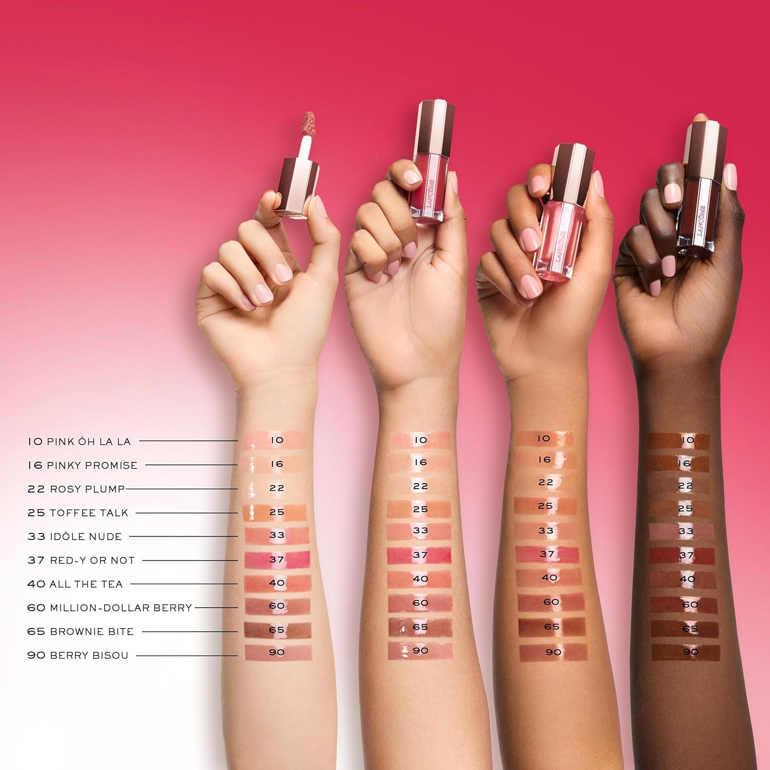 Lancôme Lip Idôle JuicyTreat Aceite-en-Brillo 24HR Rosa Suave