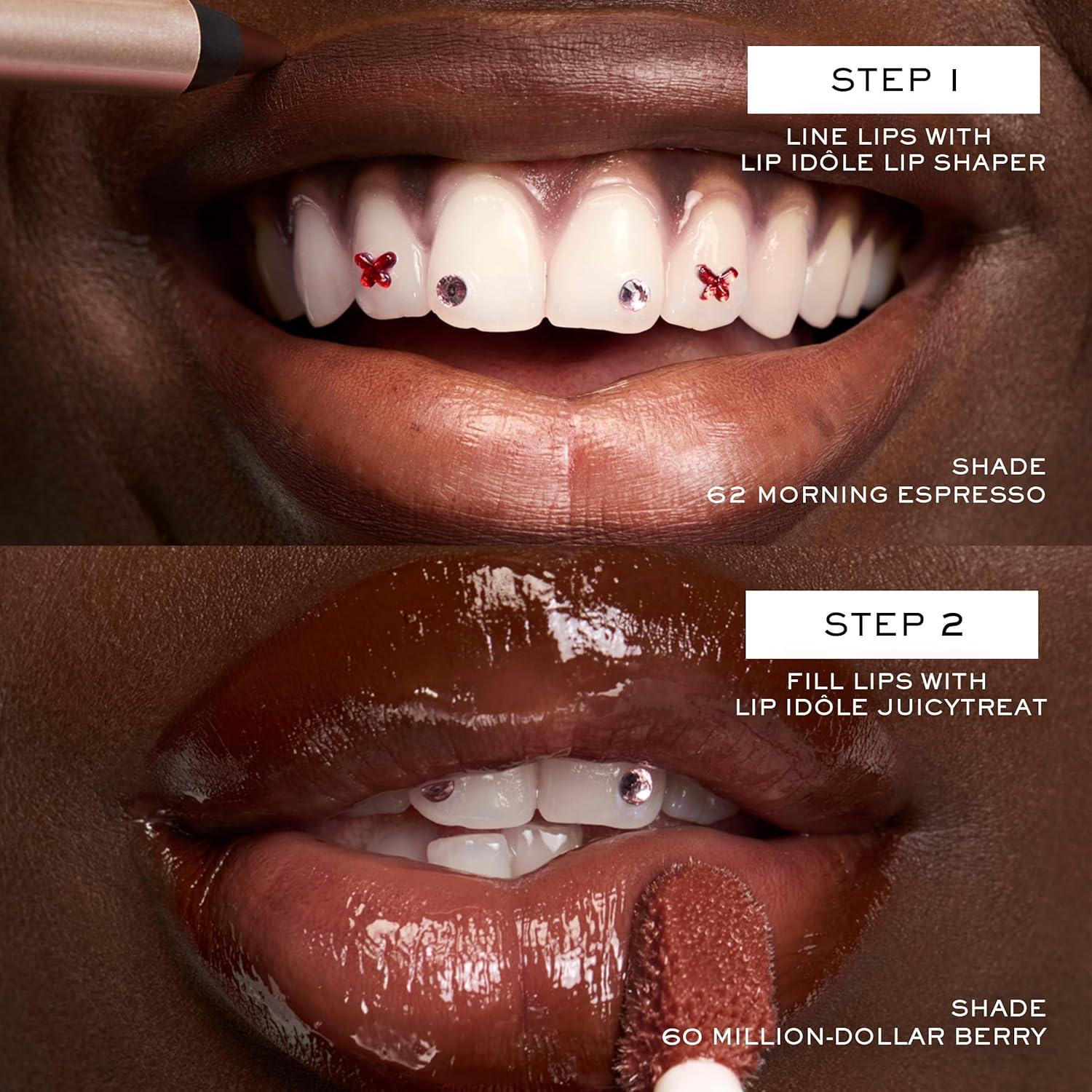 Lancôme Lip Idôle JuicyTreat Aceite-en-Brillo 24HR Rosa Suave