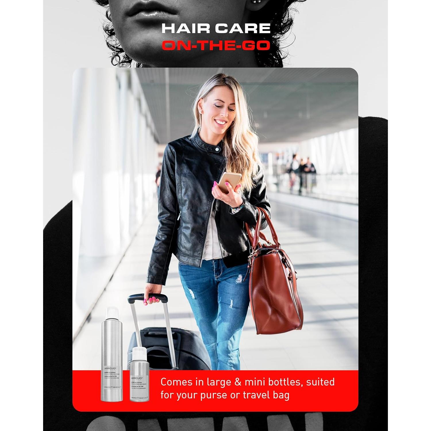 Champú Seco Voluminizador Arrojo 249g - Sin Sulfatos y Parabenos