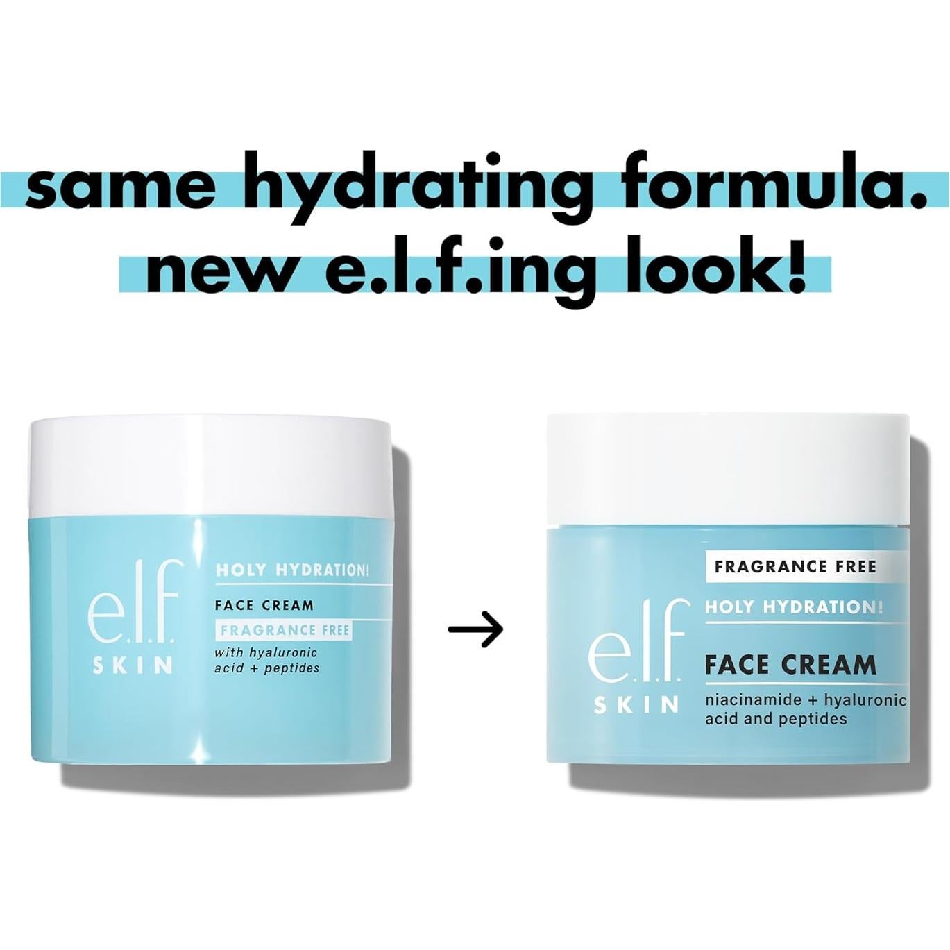 Crema Facial Hidratante e.l.f. 50 ml Sin Fragancia