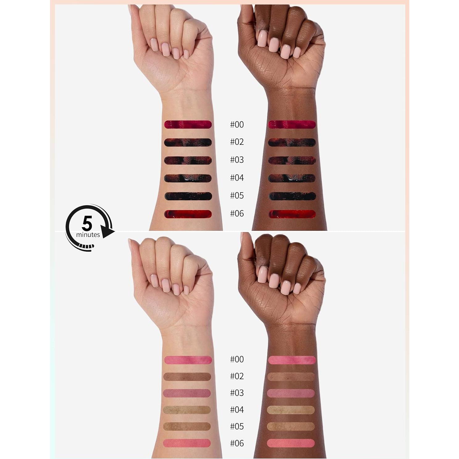 Tinte Labial Peel Off Erinde 00, Acabado Mate, Impermeable