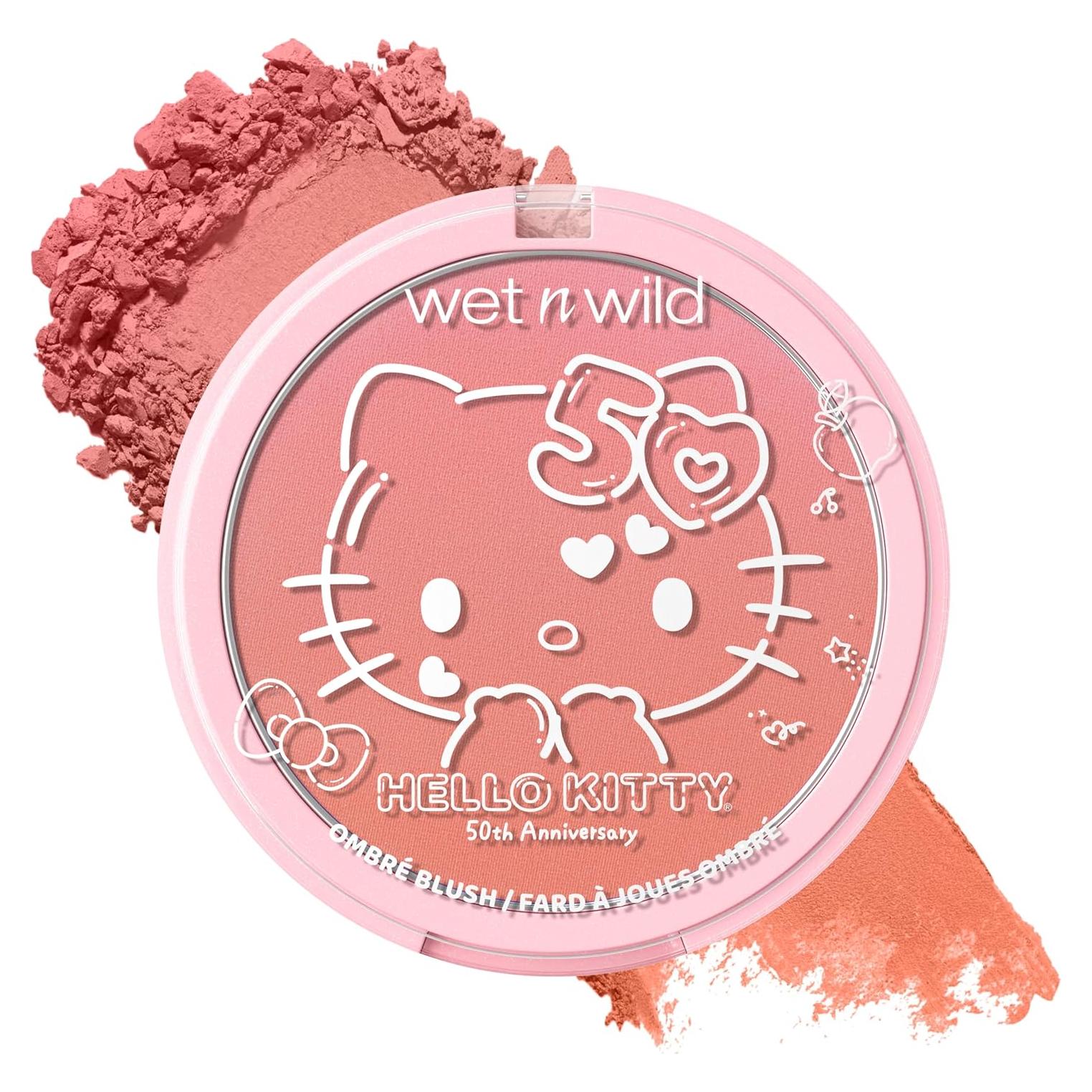 Rubor Ombre Wet n Wild Hello Kitty - Algodón de Azúcar, 40g