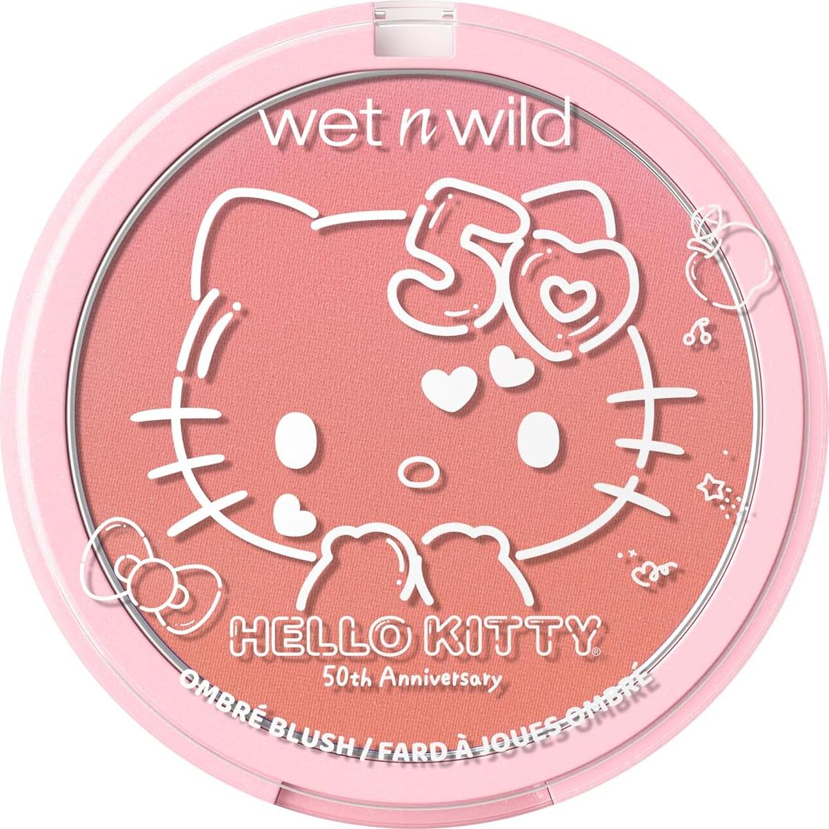 Rubor Ombre Wet n Wild Hello Kitty - Algodón de Azúcar, 40g