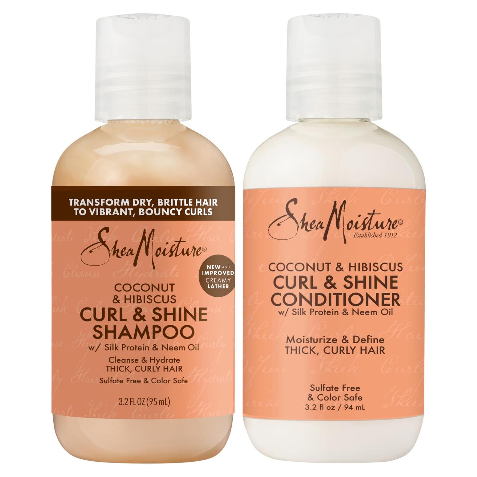 Champú y Acondicionador Curl & Shine SheaMoisture 90.7 ml