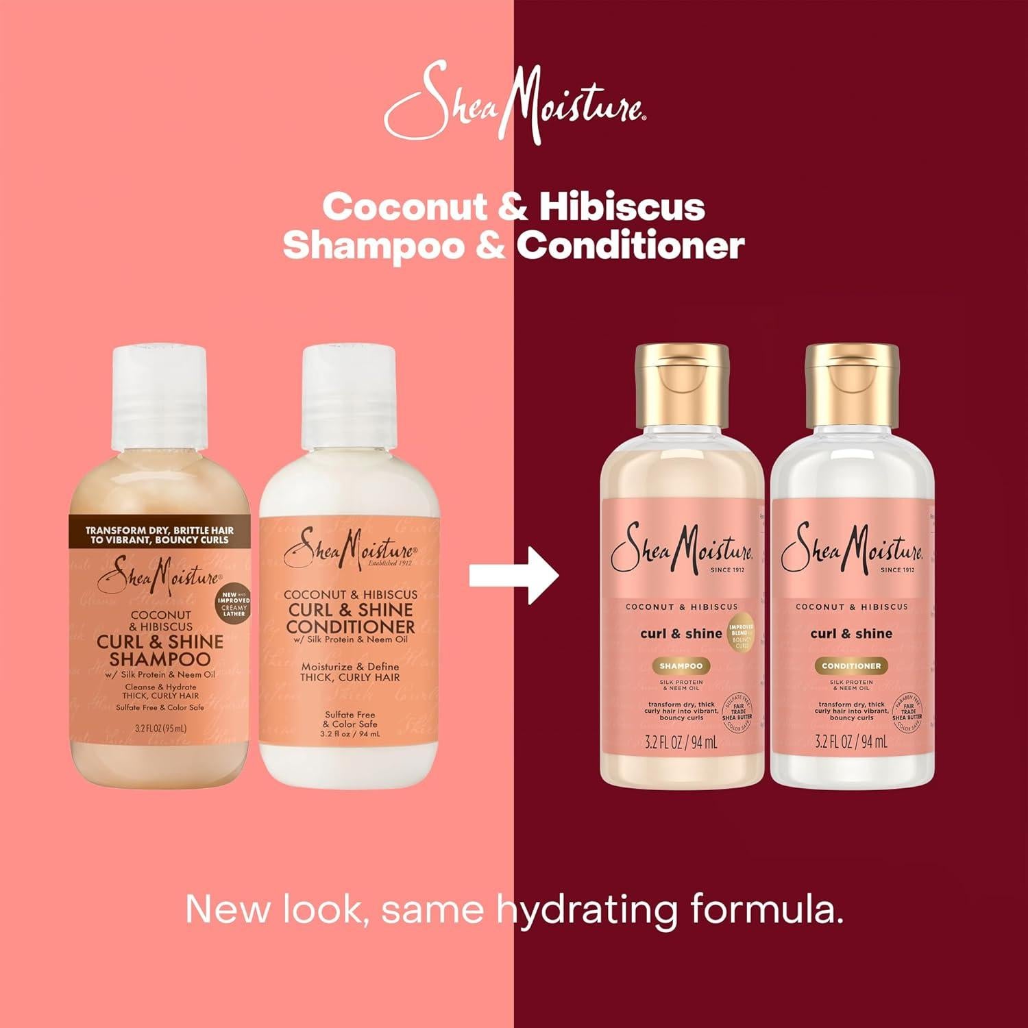 Champú y Acondicionador Curl & Shine SheaMoisture 90.7 ml