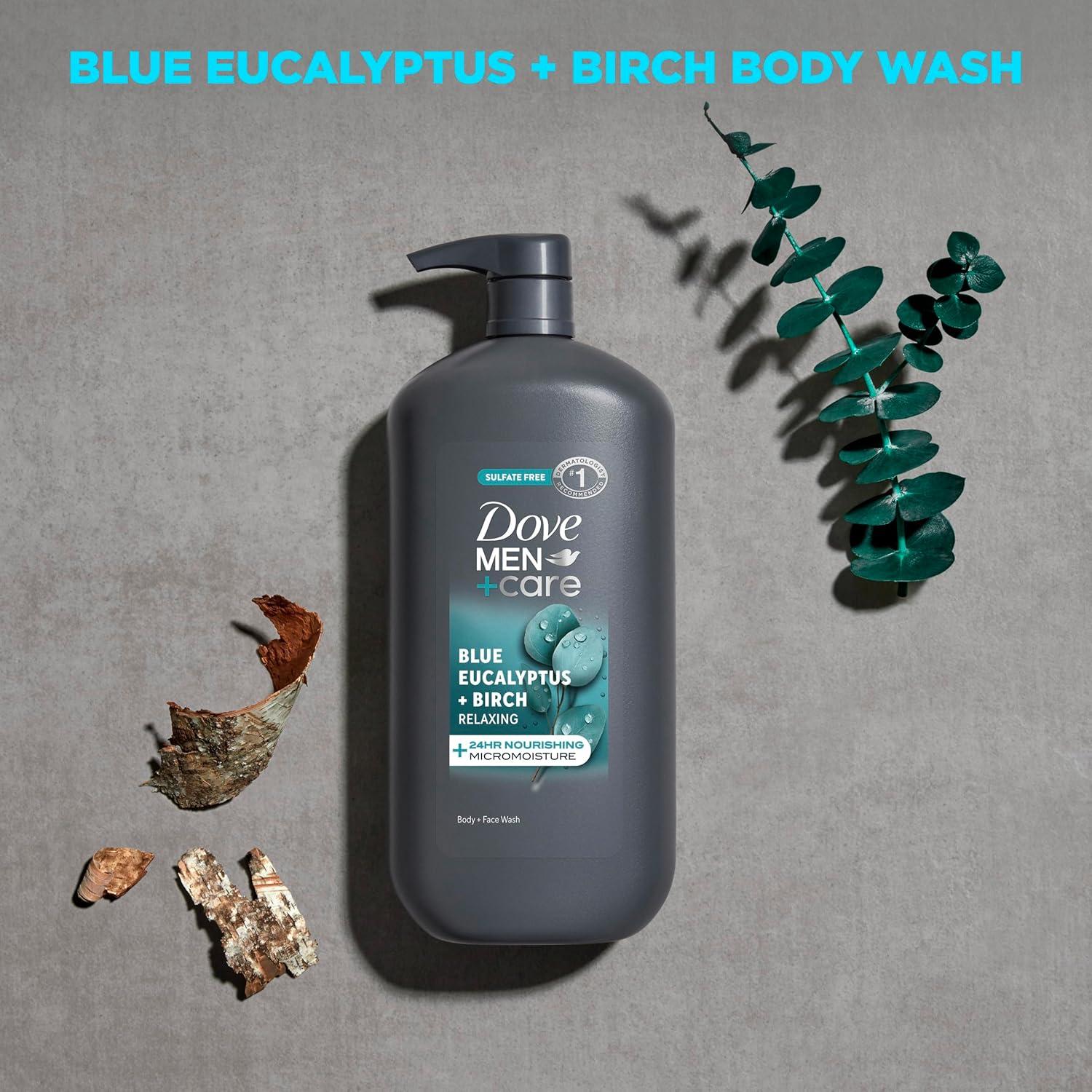 Gel de Ducha Dove Men+Care Eucalipto Azul + Abedul 887 ml