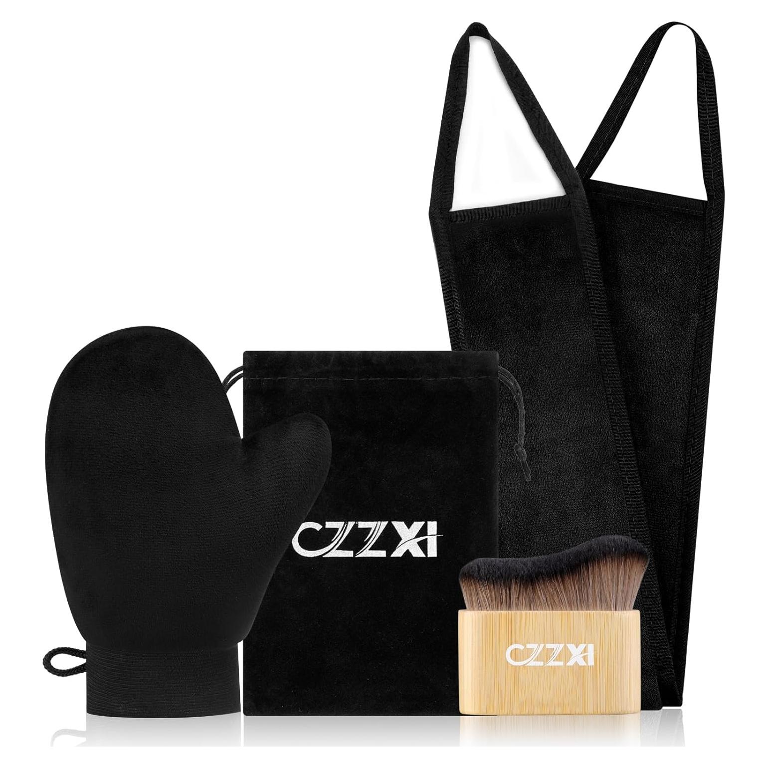 Kit de Autobronceado 3 en 1 CZZXI - Mitón, Aplicador y Cepillo