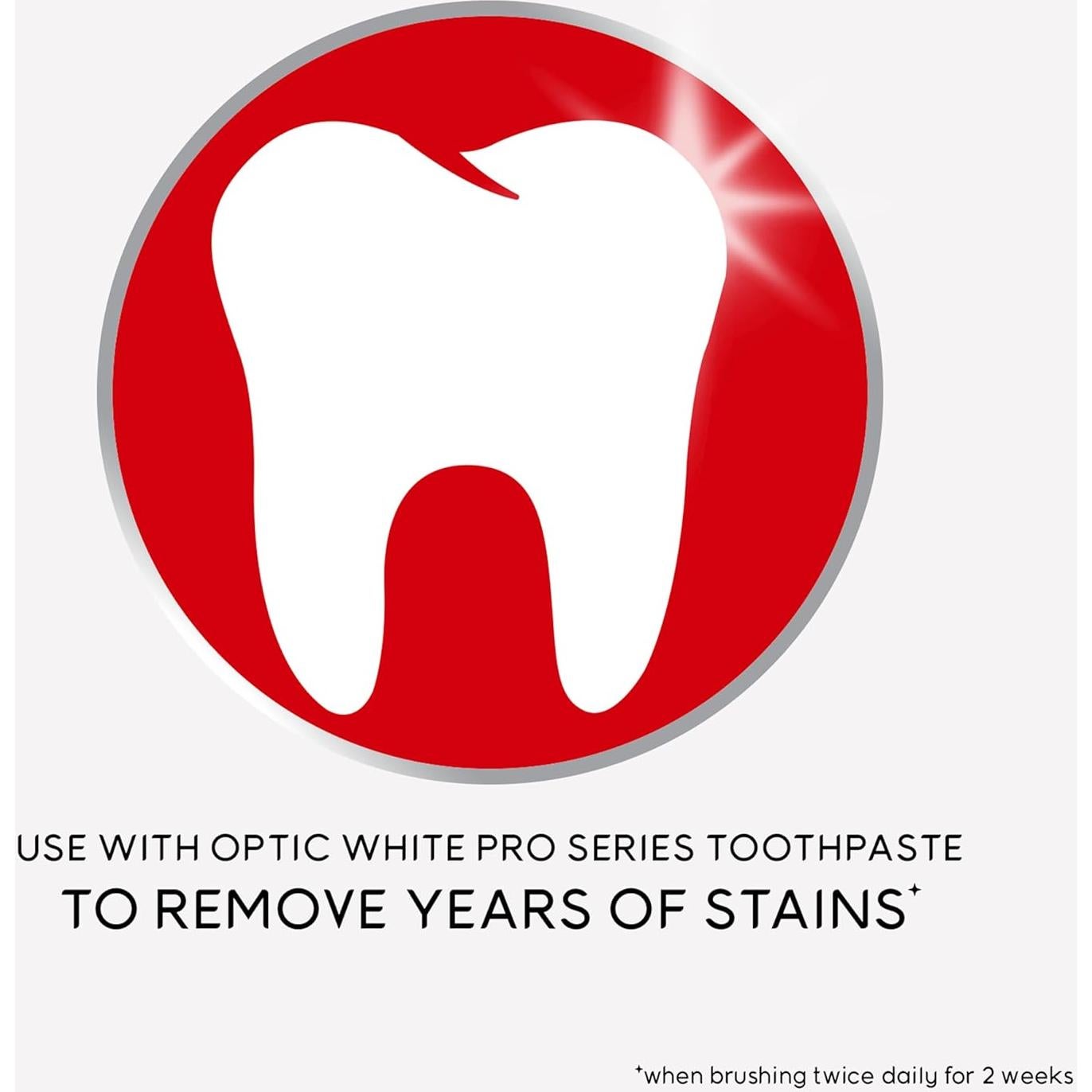 Cepillos de Dientes Colgate Optic White Pro Series Suaves - Paquete de 2