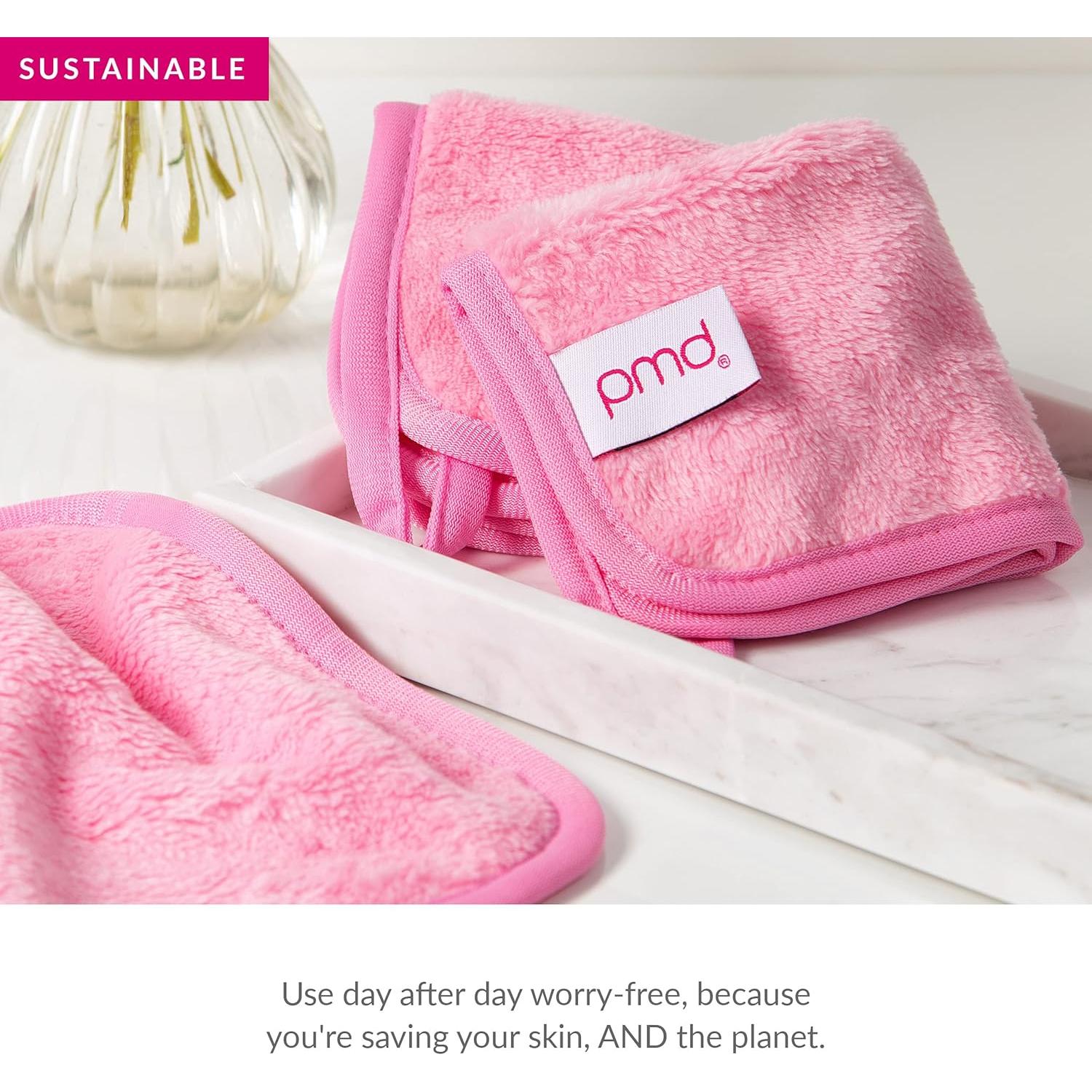 Paño Desmaquillante PMD Beauty Rosa 20.96x21.44cm 1 Unidad