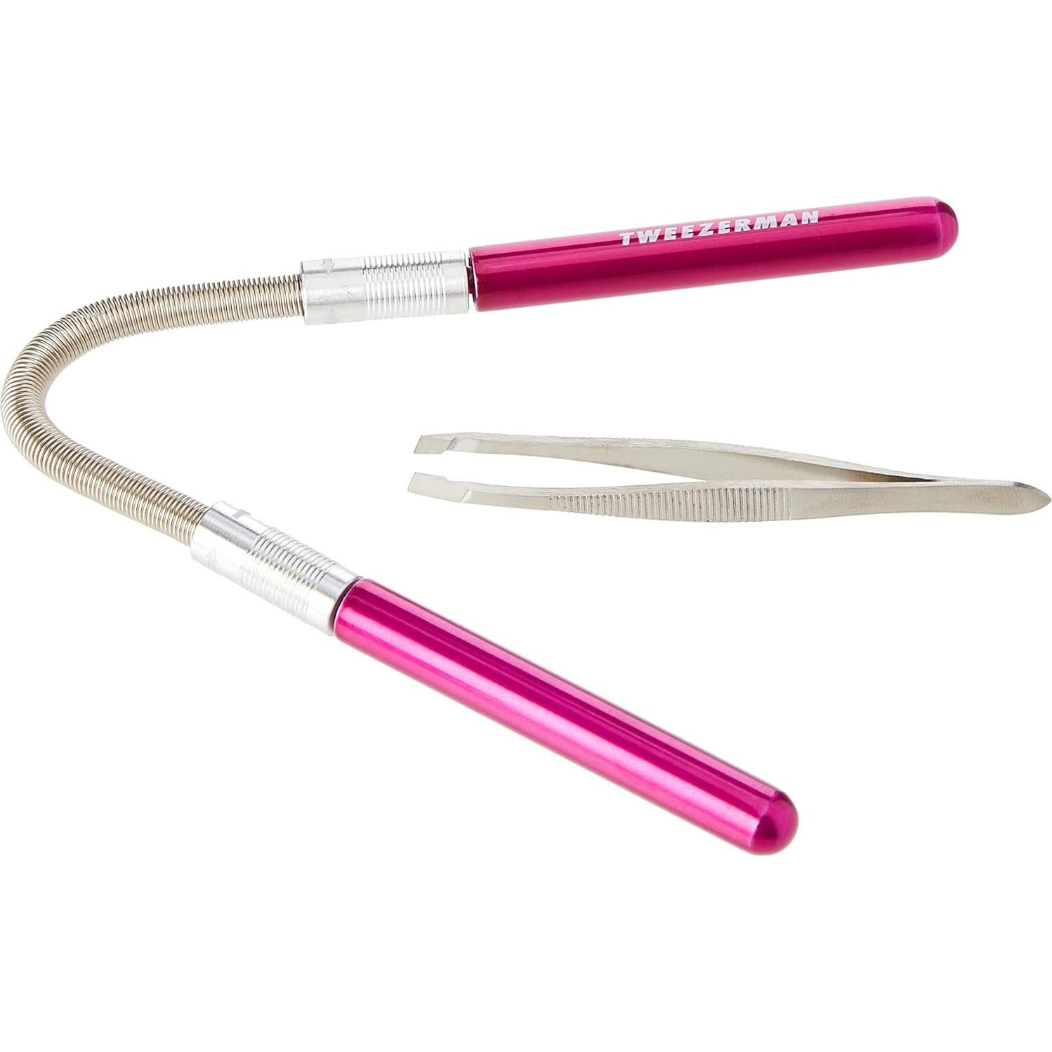 Removedor de Vello Facial Tweezerman con Tweezerette Rosa