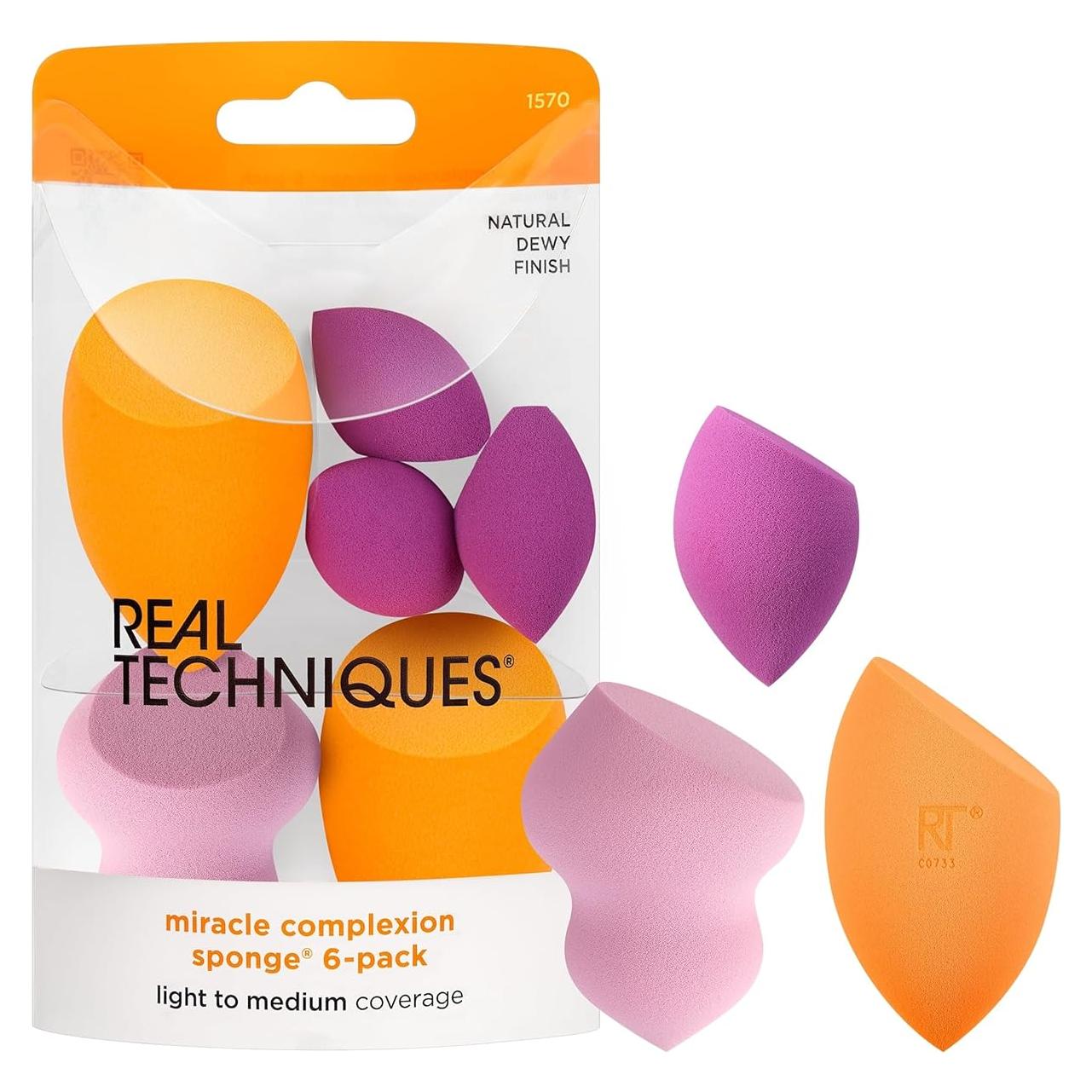 Set de 6 Esponjas de Maquillaje Real Techniques Miracle