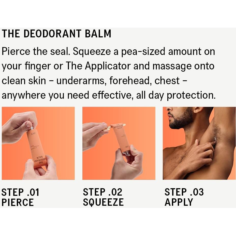 Bálsamo Desodorante Natural AKT 59g Sin Fragancia Piel Sensible