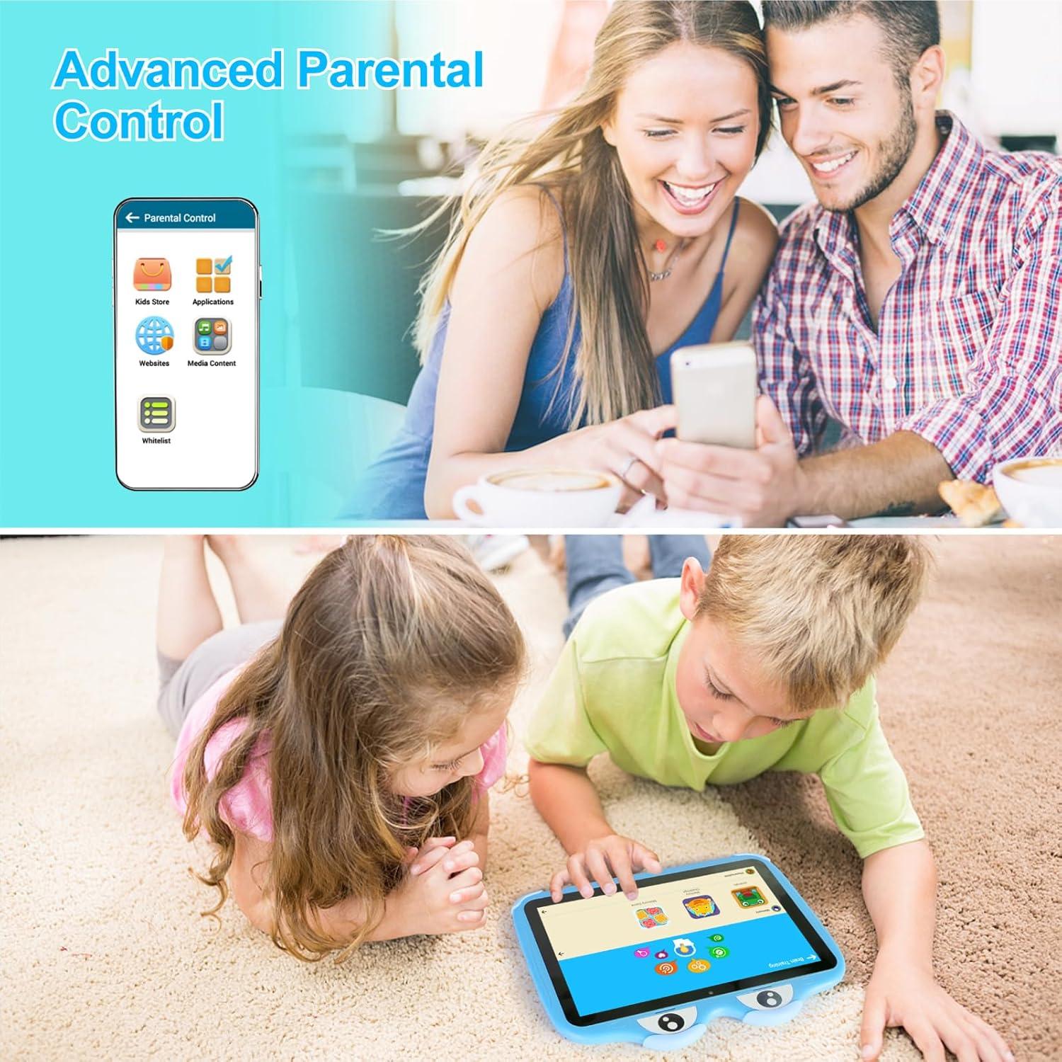 Tableta para Niños Trayoo 10.1" Android 11 64GB Azul