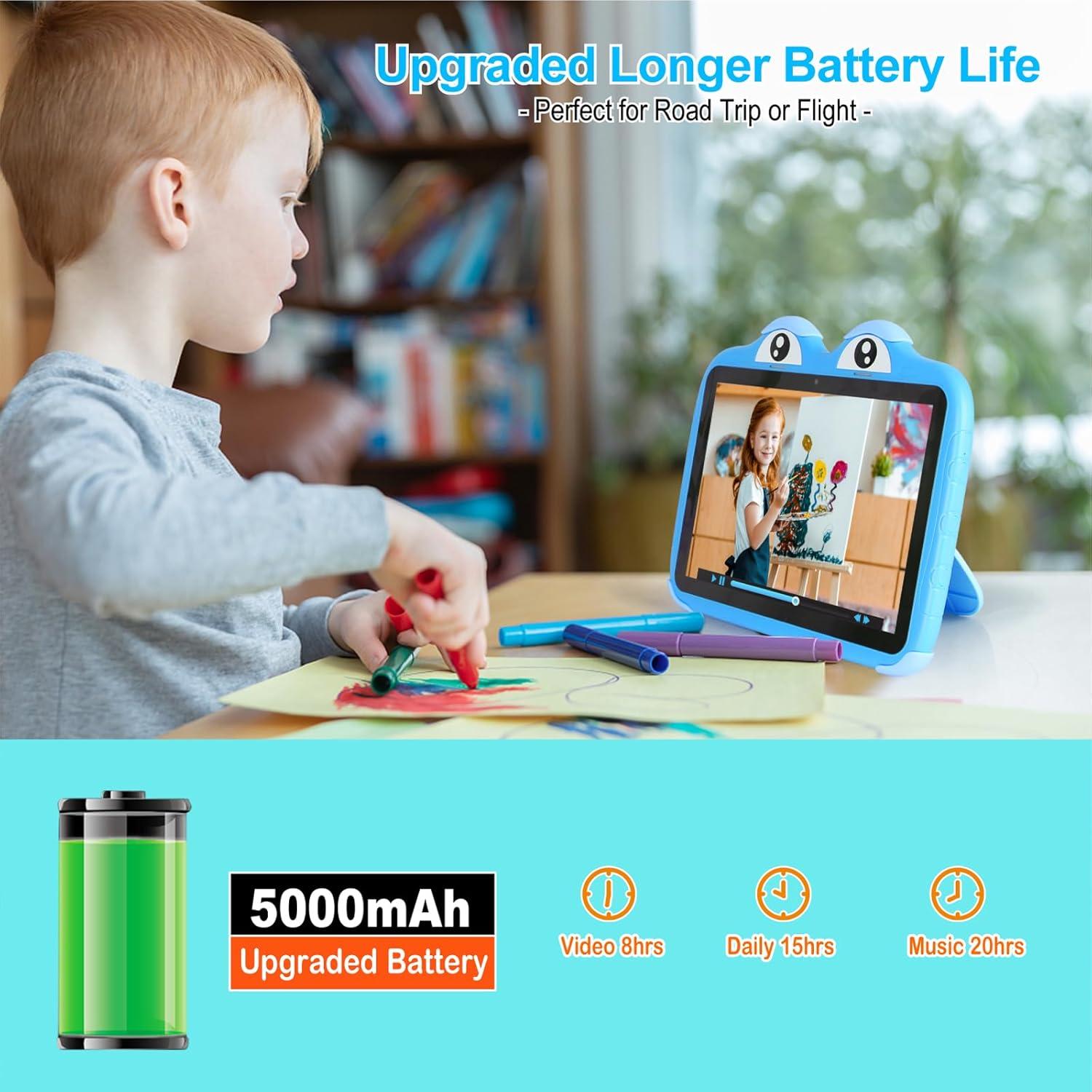 Tableta para Niños Trayoo 10.1" Android 11 64GB Azul