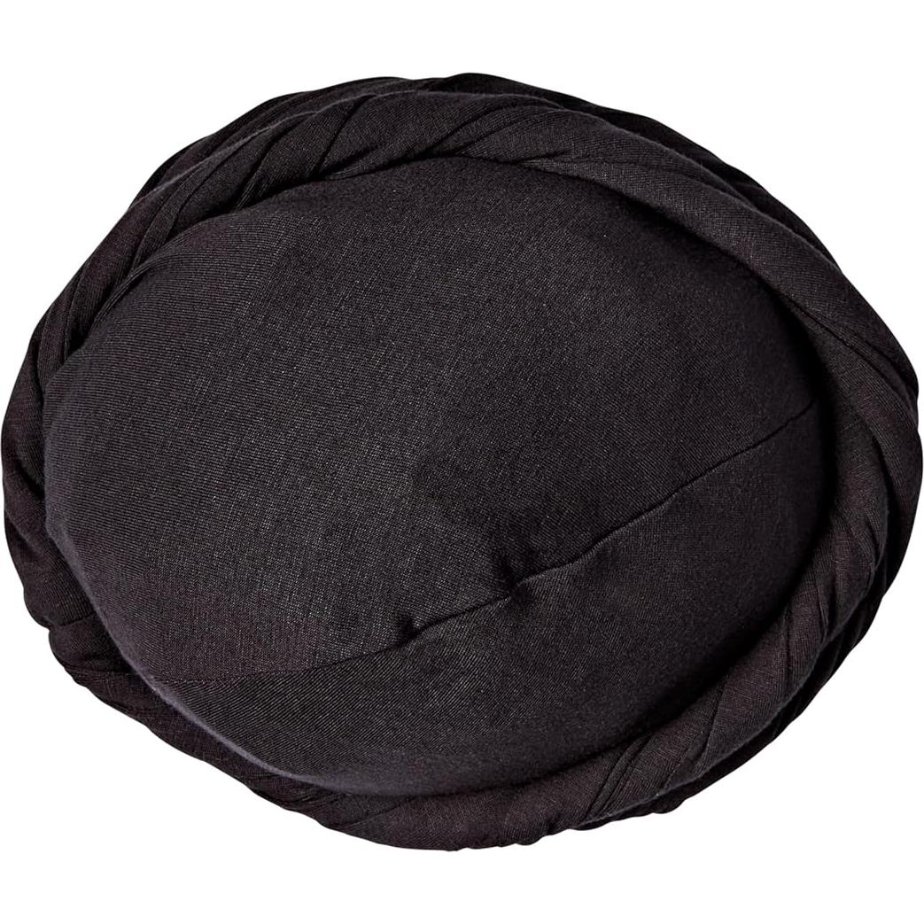 Turbante Halo KISS Colors & Care Unisex Satén Negro 1 Cuenta
