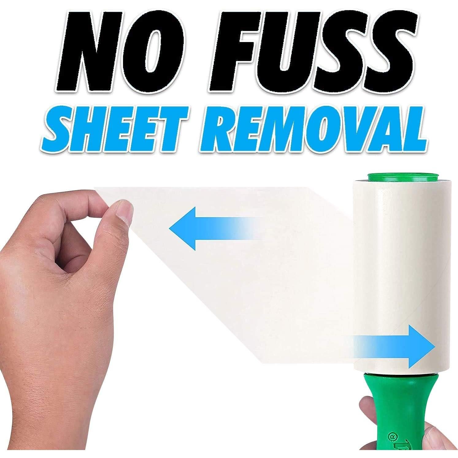 Rodillo de Pelusa DecorRack 180 Hojas Extra Adhesivas