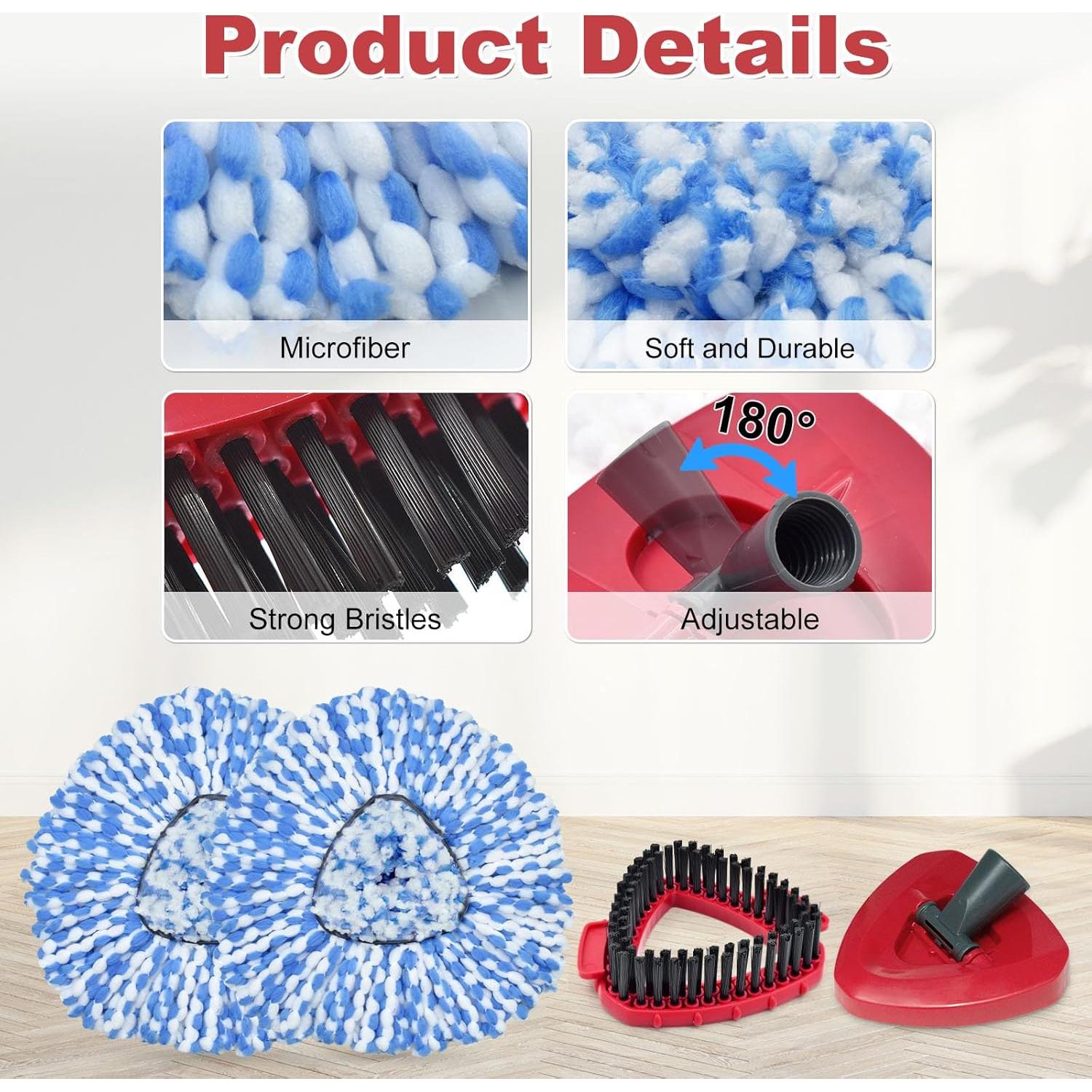 Juego de Cabezal de Repuesto para Mop Giratorio OCedar RinseClean