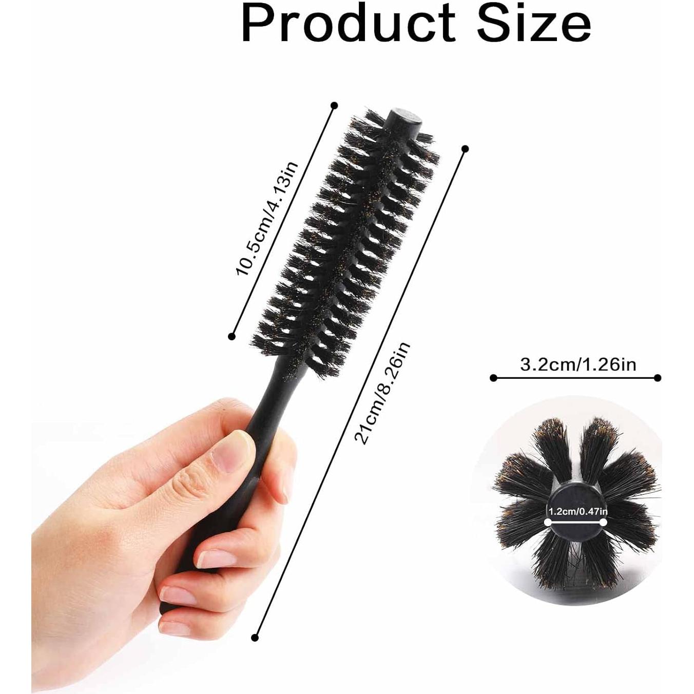 Cepillo Redondo Mini Sliverdew de Cerda para Estilizar 21cm