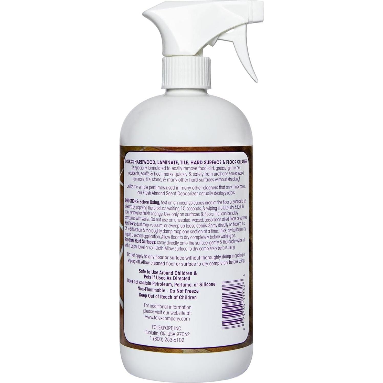 Limpiador de Suelos FOLEX 946 ml - Madera, Laminado, Azulejo, Aroma Almendra