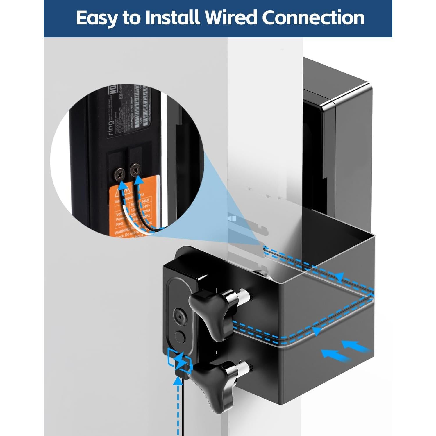 Soporte de Timbre Antirrobo Trushome ARM-02W Sin Perforación