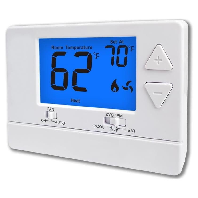 Termostato Digital No Programable Riseem S3001 Azul 24V