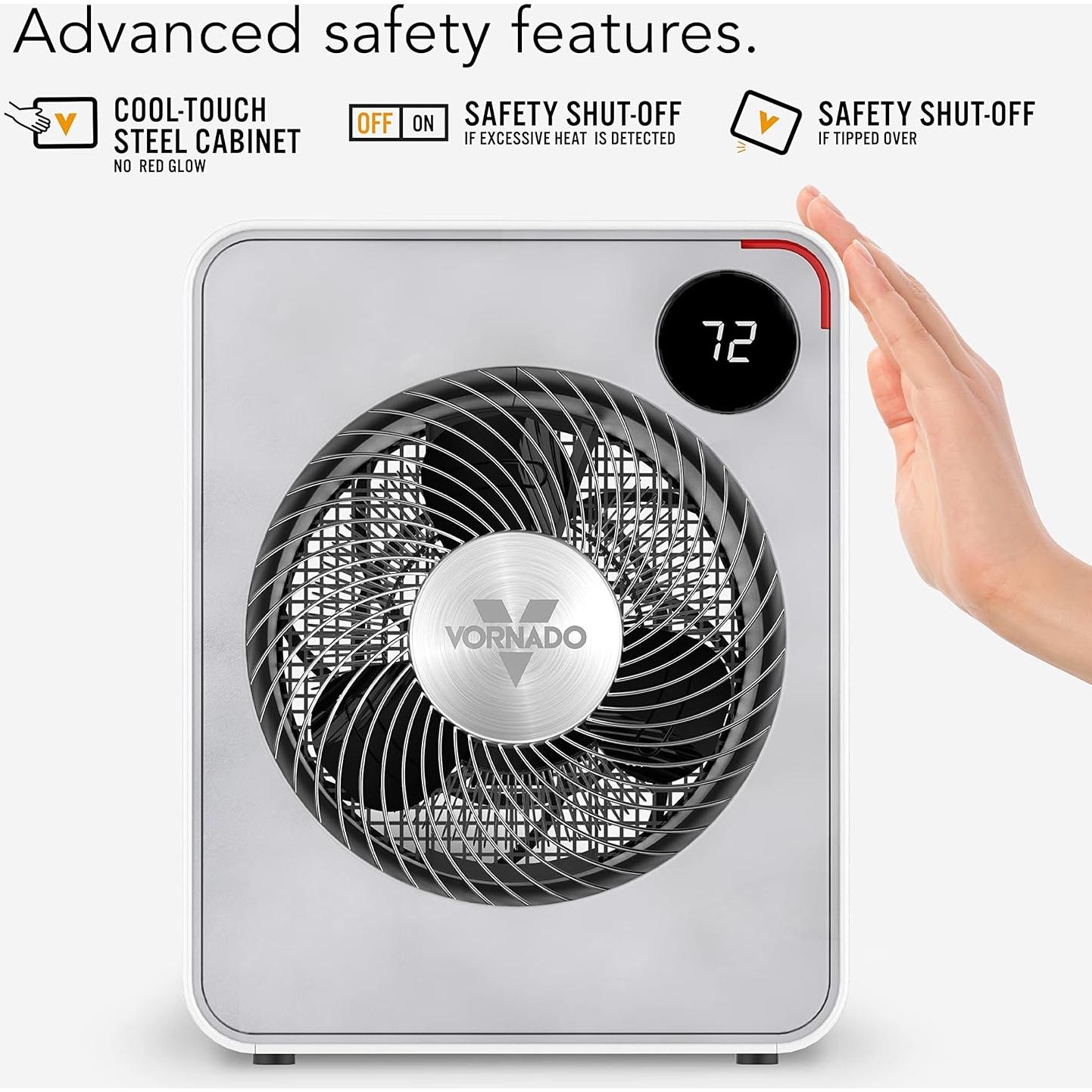 Calefactor Vornado VMH500 Eléctrico con Control Remoto y Clima Automático