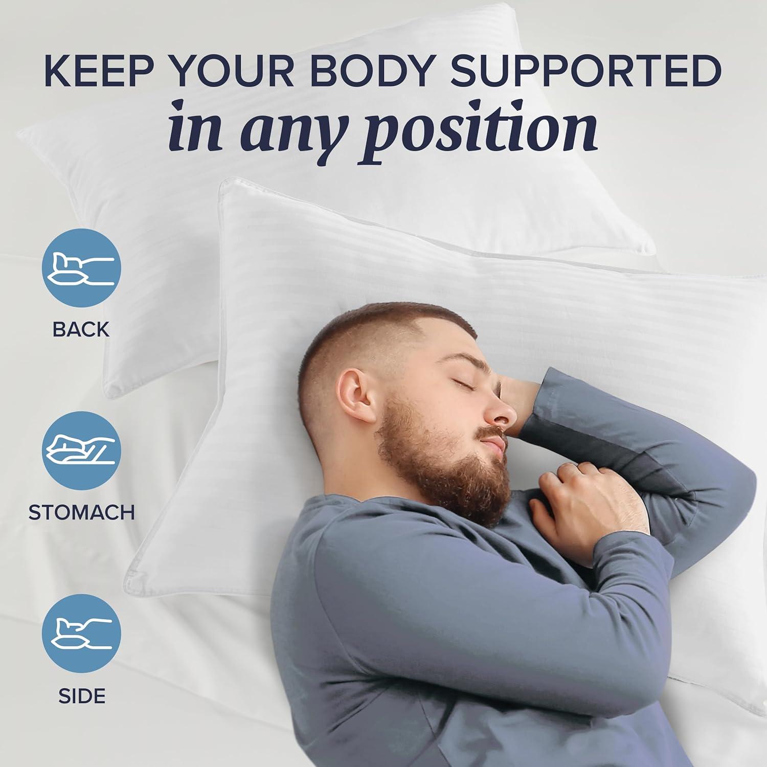 Almohadas King Colección Hotel Beckham Espuma Viscoelástica Ajustable