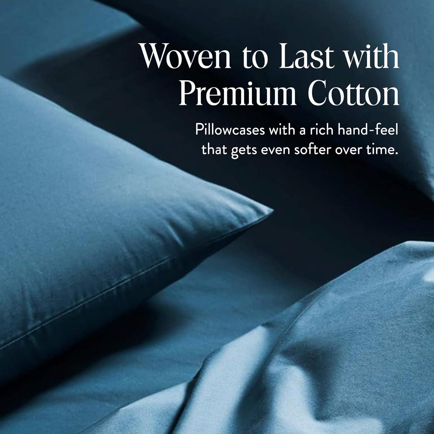 Funda de Almohada Brooklinen Sateen 100% Algodón Estándar - Juego de 2