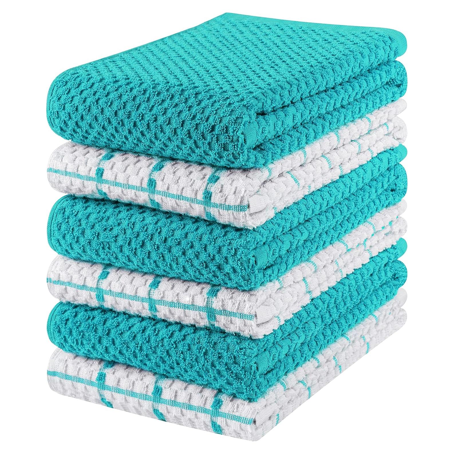 Toallas de Cocina Utopia - Paquete de 6, 100% Algodón, 38x64 cm