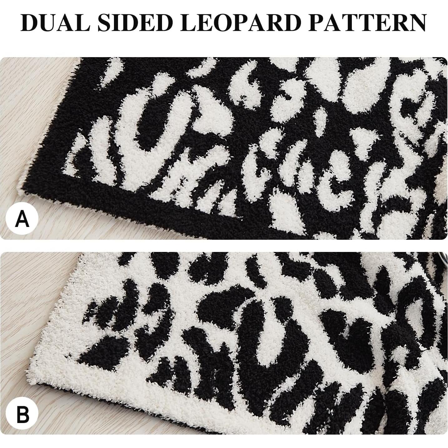 Manta de Leopardo Ultra Suave MH MYLUNE HOME 127x152 cm