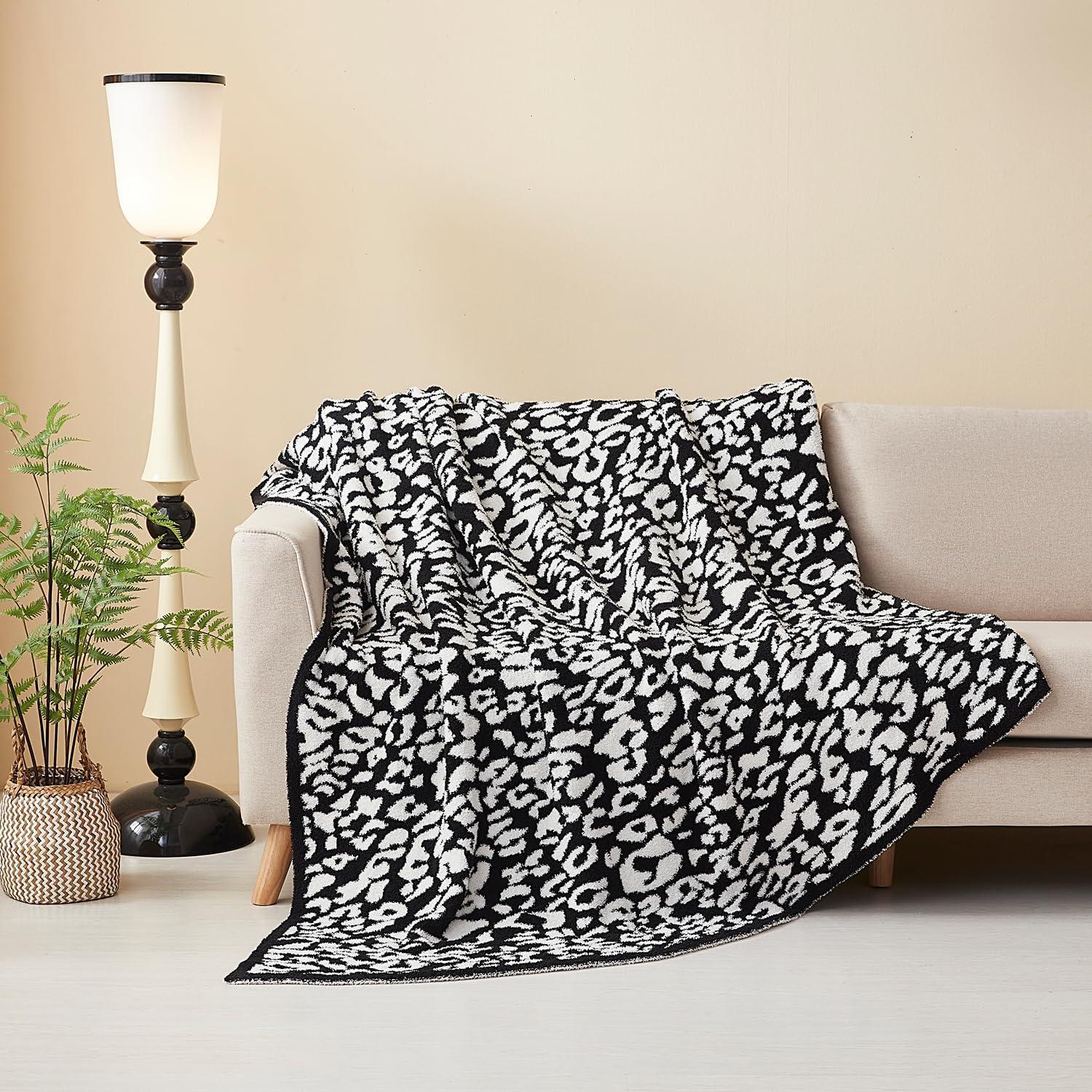 Manta de Leopardo Ultra Suave MH MYLUNE HOME 127x152 cm