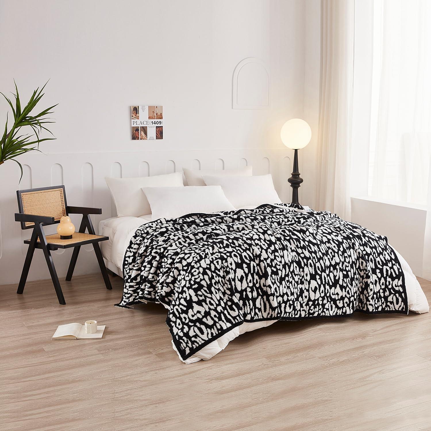 Manta de Leopardo Ultra Suave MH MYLUNE HOME 127x152 cm