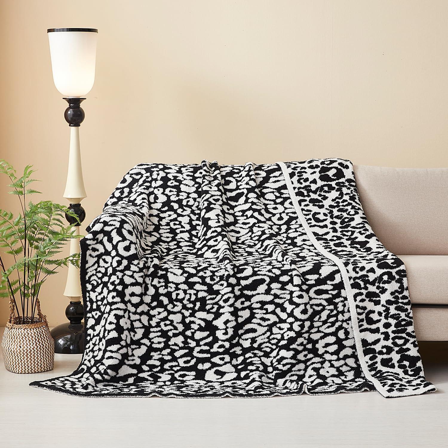 Manta de Leopardo Ultra Suave MH MYLUNE HOME 127x152 cm
