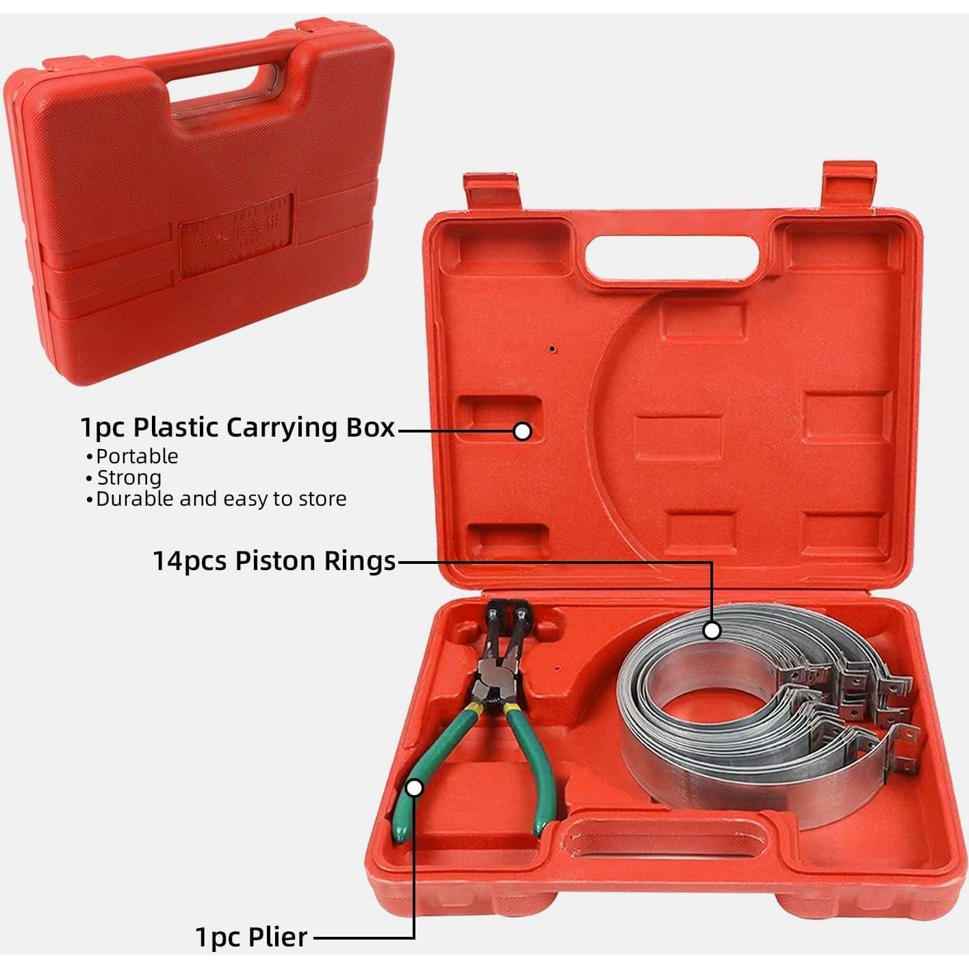 Juego de Herramientas Compresor Anillos Pistón LUTIFIX 14 Piezas