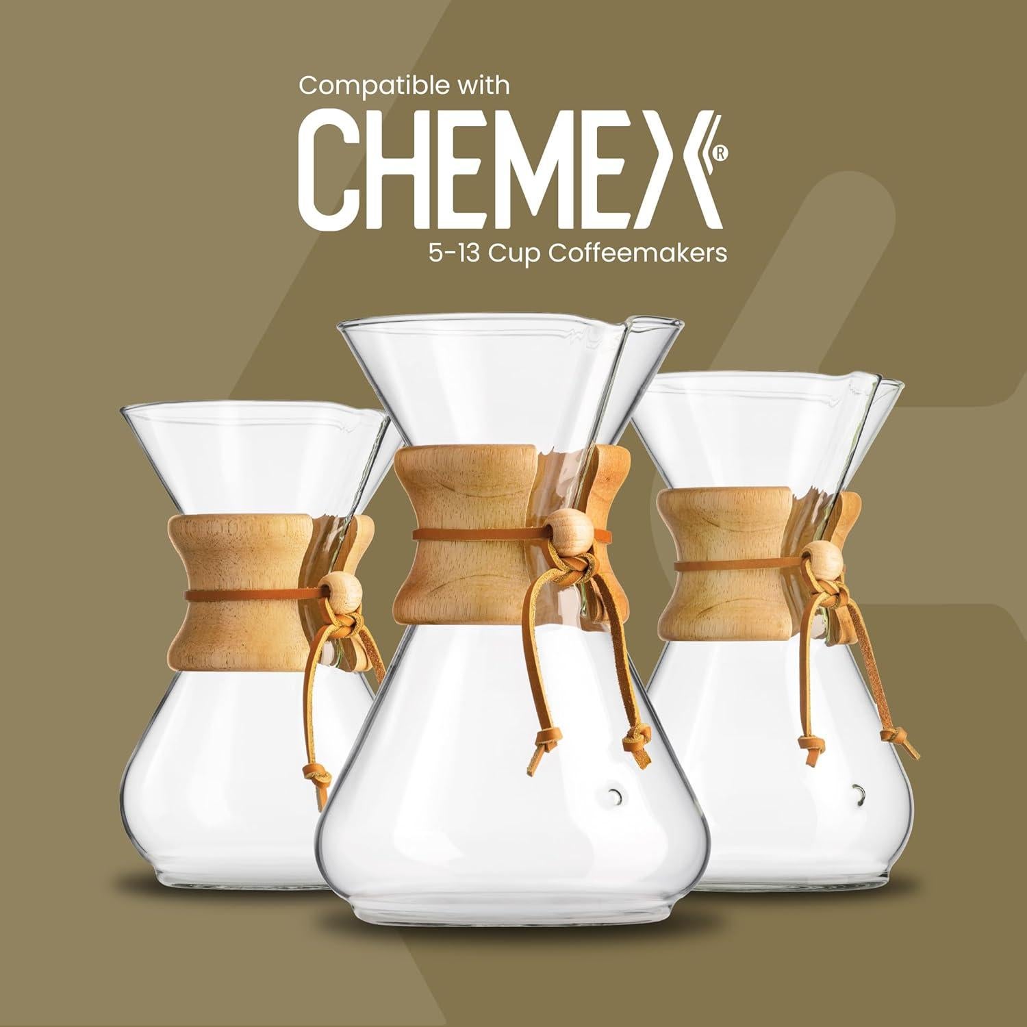 Filtros de Papel Chemex FC-100 - 100 Unidades - Cono Circular