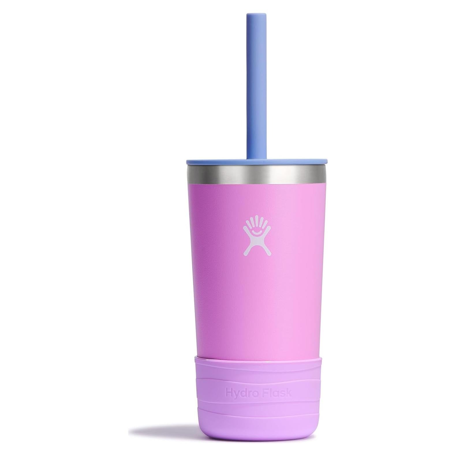 Taza Hydro Flask Kids 12 Oz Anémona Aislada con Popote
